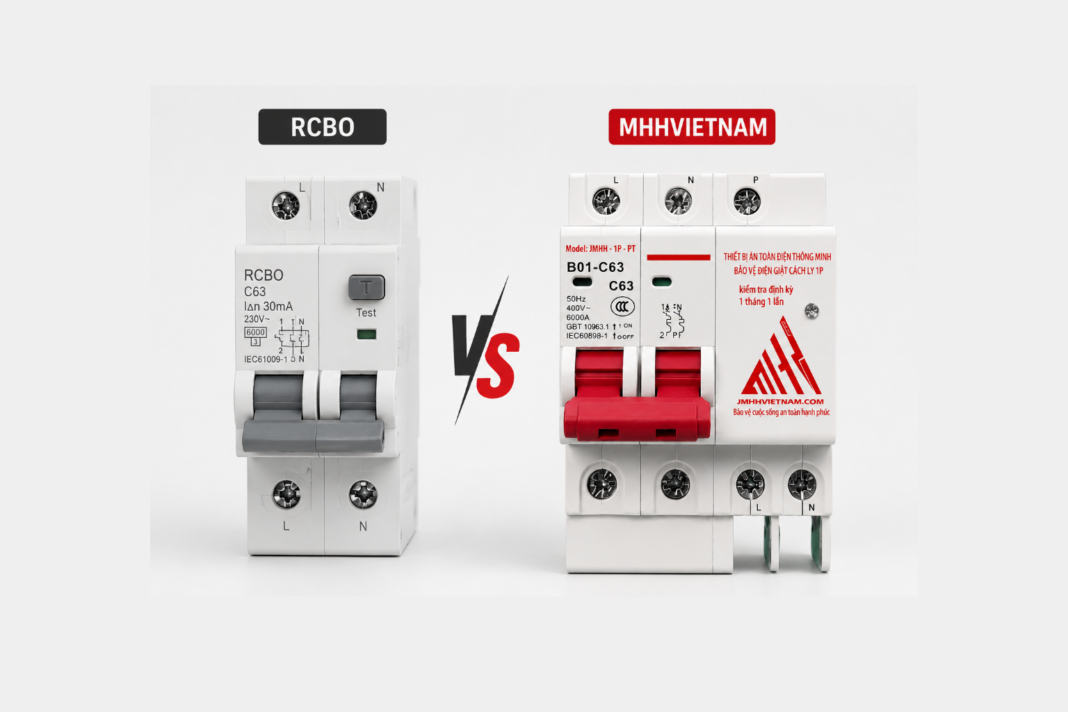 RCBO VÀ THIẾT BỊ CHỐNG SỐC CÁC LY