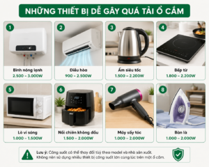 Công suất tiêu thụ Công suất tiêu thụ