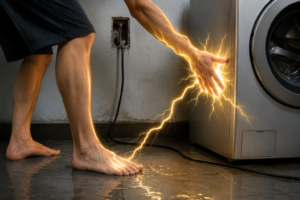 Đi chân đất dễ bị giật