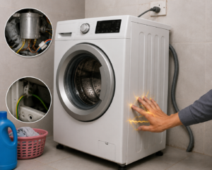 Máy giặt bì rò điện