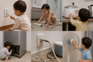 Những nơi nguy hiểm với trẻ