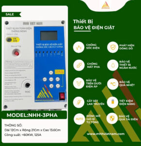Thiết bị bảo vệ điện giật cách ly 3 pha