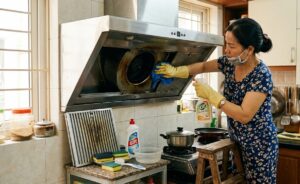 Vệ sinh máy hút mùi định kỳ Vệ sinh máy hút mùi định kỳ