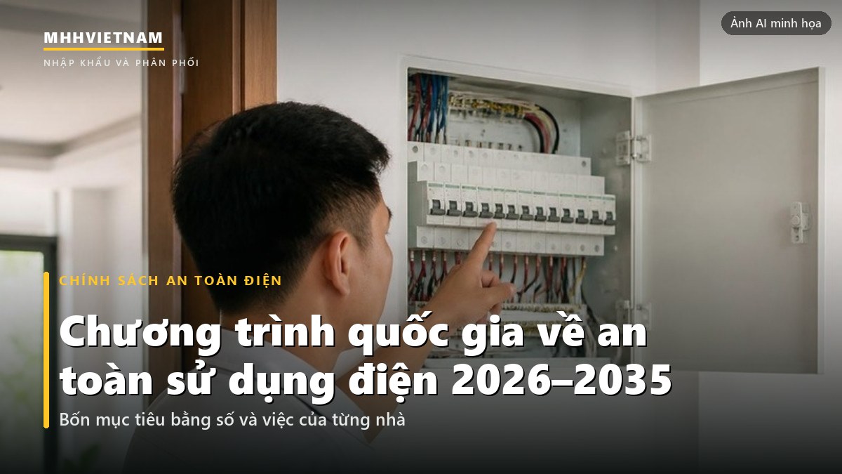 Thợ điện kiểm tra tủ điện gia đình và ghi vào bảng kiểm
