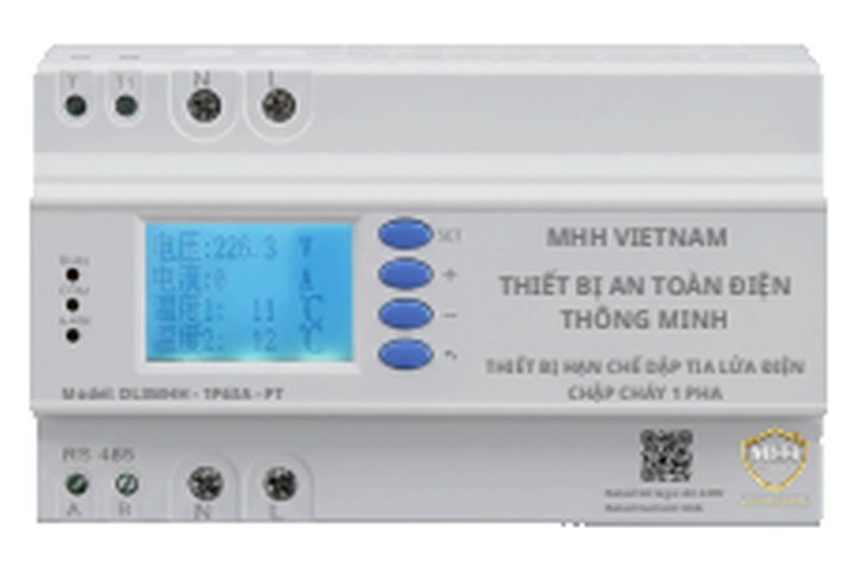 Thiết bị hạn chế tia lửa điện một pha DL3MHH-1P63A-PT dạng gắn thanh ray của MHHVIETNAM