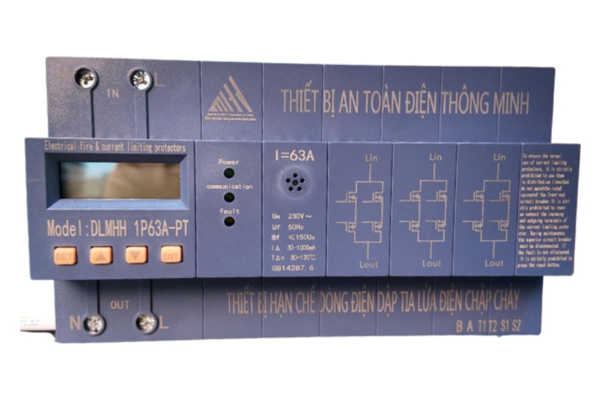 Thiết bị hạn chế tia lửa điện DLMHH-1P63A-PT một pha của MHHVIETNAM