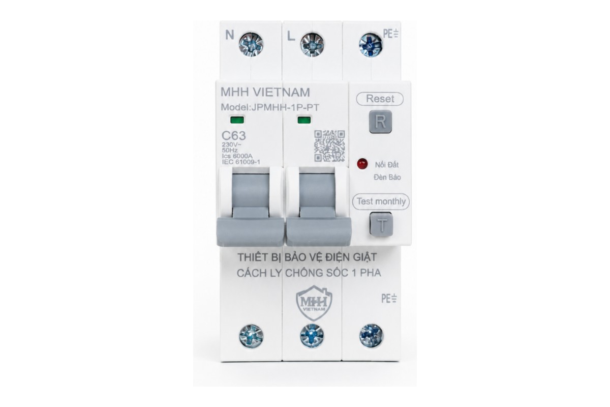Thiết bị bảo vệ điện giật cách ly chống sốc 1 pha JPMHH của MHHVIETNAM